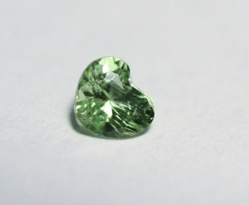 Kornerupine 0.22ct AAA Rare Natural Prismatine Fine Faceted Gem Tanzania, Mint Green 3.5x3.5mm