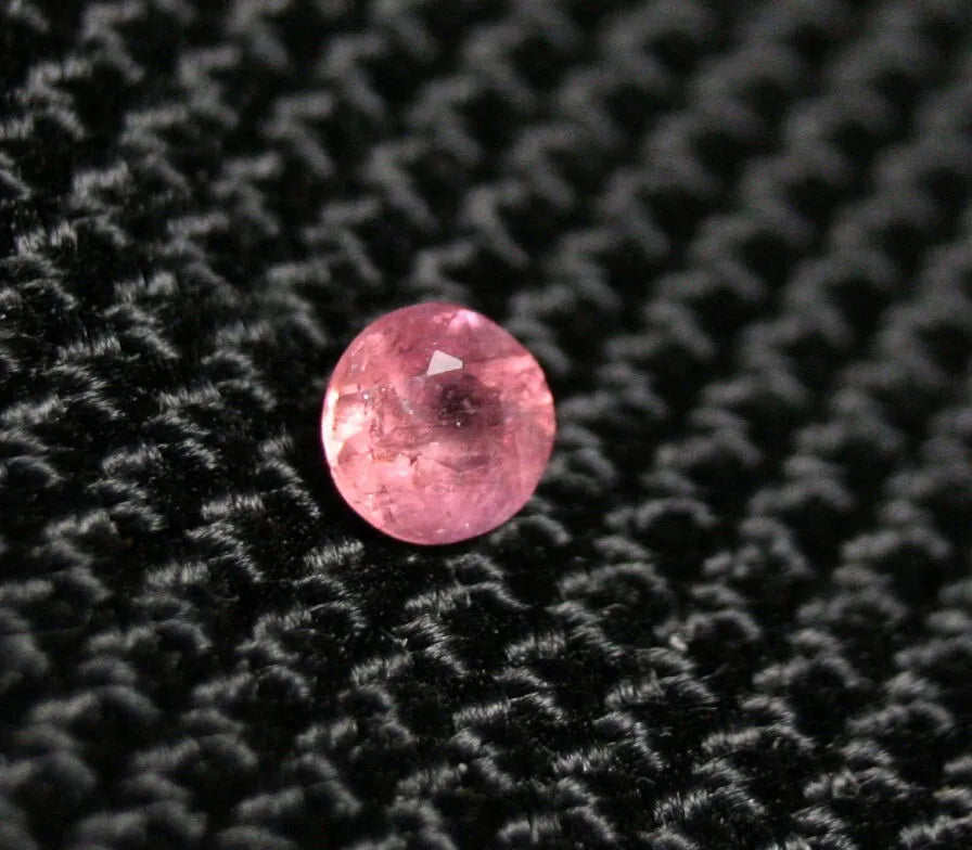 Pezzottaite Faceted 0.17ct Ultra Rare Neon Raspberry Beryl Madagascar Stunning Gem 3.5mm