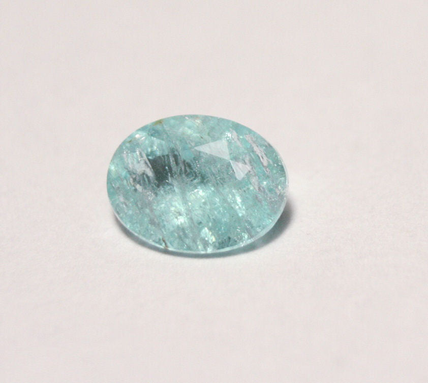 Paraiba Tourmaline 1.43ct Copper Bearing Cuprian Tourmaline Stunning Gem Mozambique 9x6.5mm