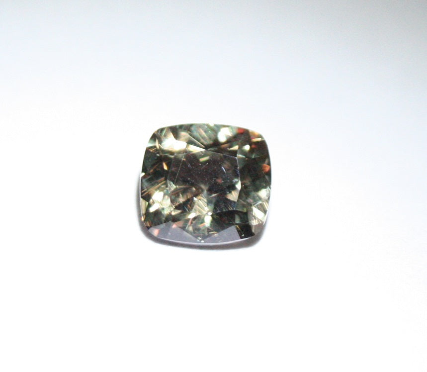 Colour Change Garnet 0.74ct Cushion Cut Rare Scintillating Gem Tanzania 5x5mm AAA