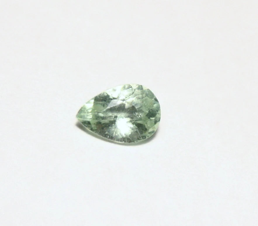 Merelani Mint Grossular Garnet 0.43ct Rare Near Colourless Leuco Garnet 6x4.5mm