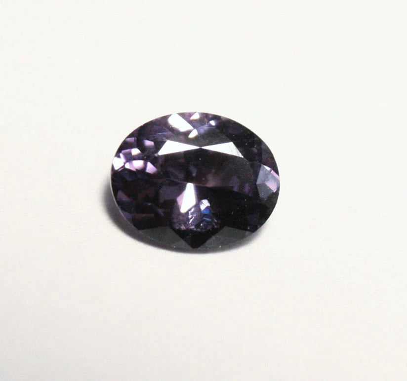 Mahenge Purple Spinel 0.61ct Fine Scintillating Oval Cut Gem Tanzania 6x5mm