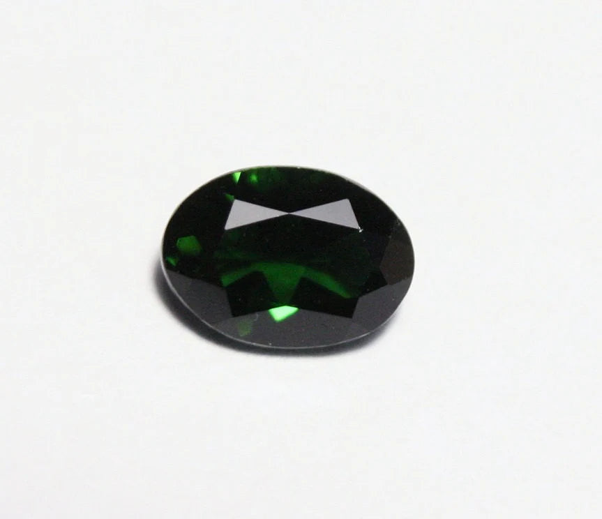 Genuine Rare Chrome Tourmaline 0.75ct Congo Chrome Tourmaline Oval Cut 7x5mm