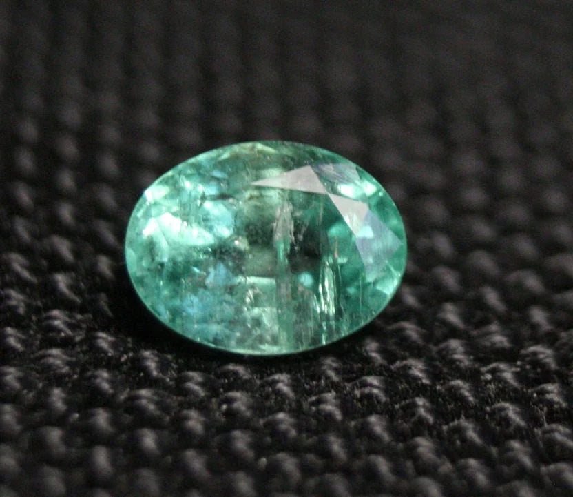 Panjshir Valley Emerald 1.36ct Rare Natural Oval Cut Genuine Afghan Emerald 8x6mm