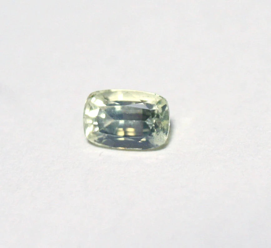 Rare Near Colourless Chrysoberyl 0.63ct Rare Faceted Gem, Myanmar 6x4mm