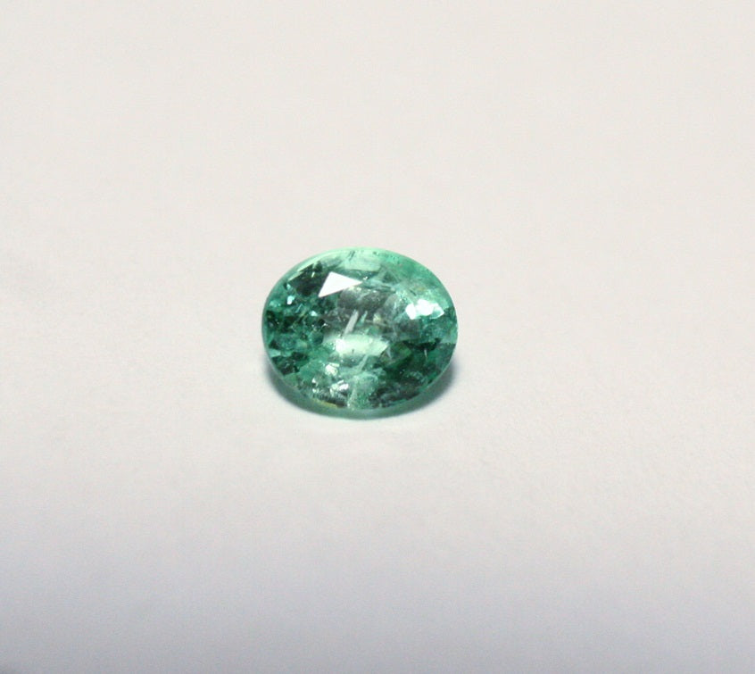 Panjshir Valley Emerald 0.65ct Rare Natural Oval Cut Genuine Afghan Emerald 6x5mm