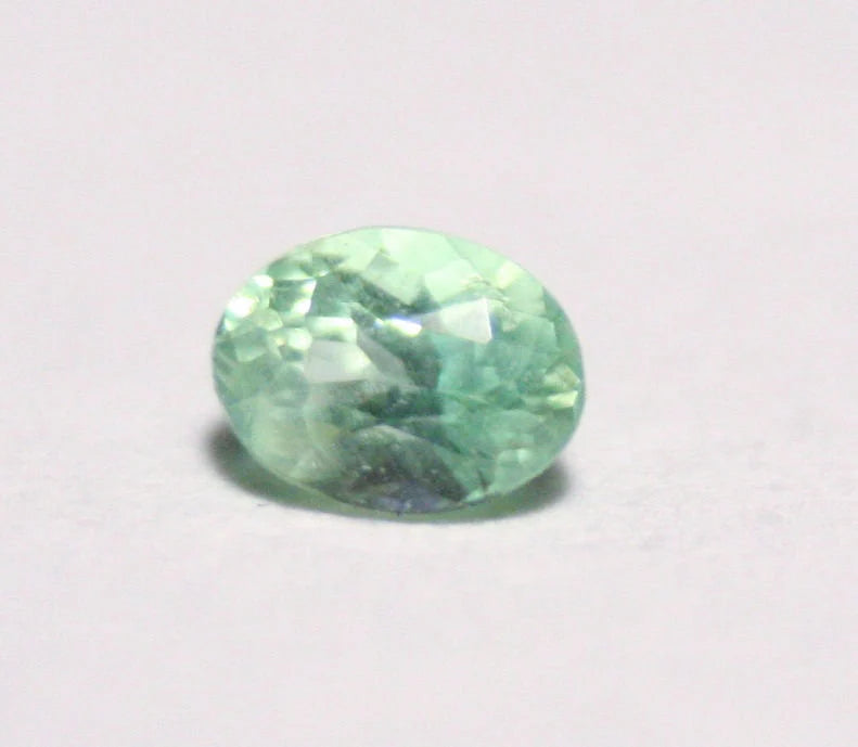 Rare Kornerupine 0.13ct AAA Rare Natural Prismatine Fine Faceted Gem Tanzania, Neon Green 3x2.5mm