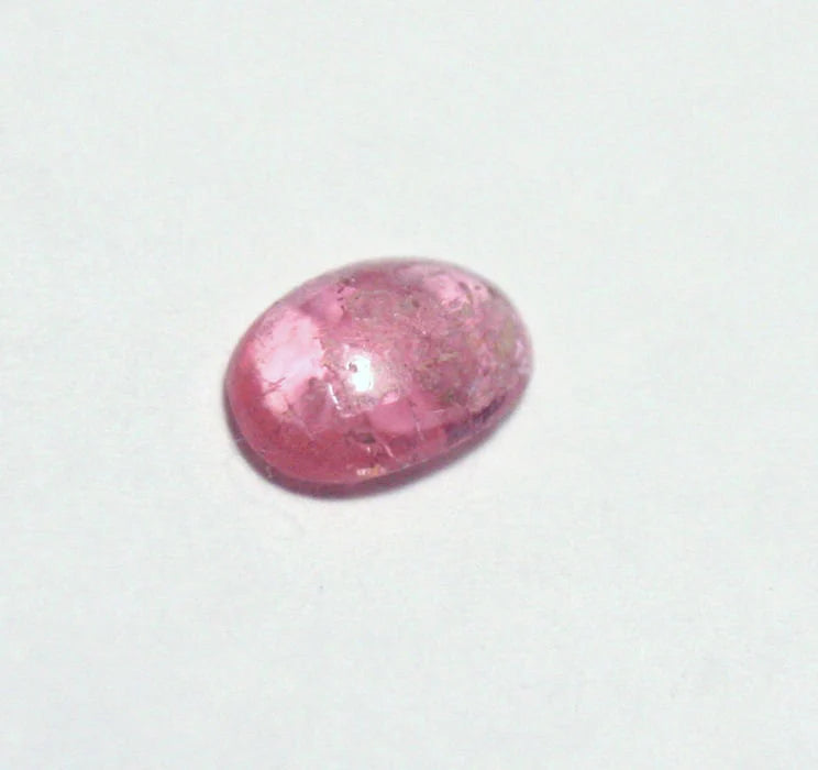 Pezzottaite Cabochon 0.32ct Ultra Rare Raspberry Beryl - Madagascar 5.5x4mm