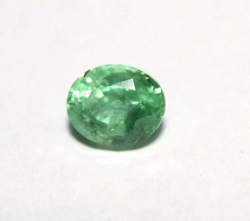 Kornerupine 0.91ct Natural Prismatine Rare Gem Tanzania Mint Green 6x5mm AAA