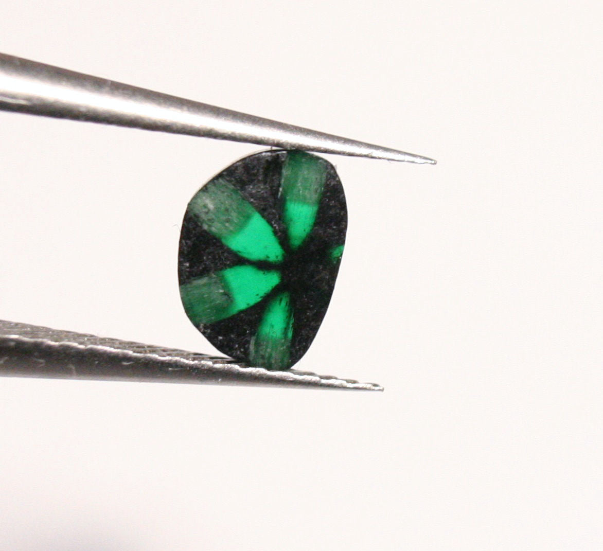 Colombian Trapiche Emerald 0.6ct Stunning Rare Natural Emerald Formation 6x5mm