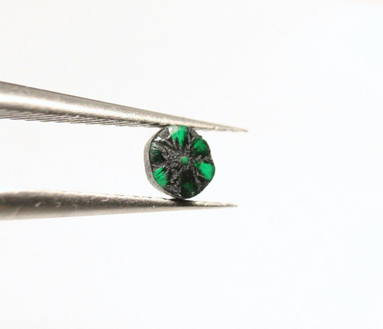 Colombian Trapiche Emerald 0.29ct Stunning Rare Natural Emerald - 4x3mm