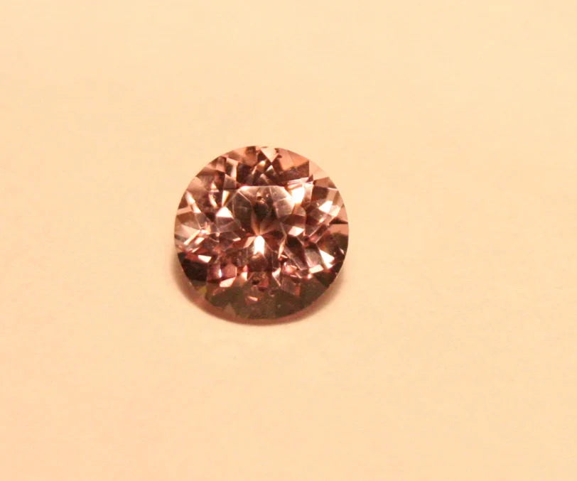 Rare Pink Pastel Pyrope Colour Change Garnet 0.62ct Tanzania 5x5mm