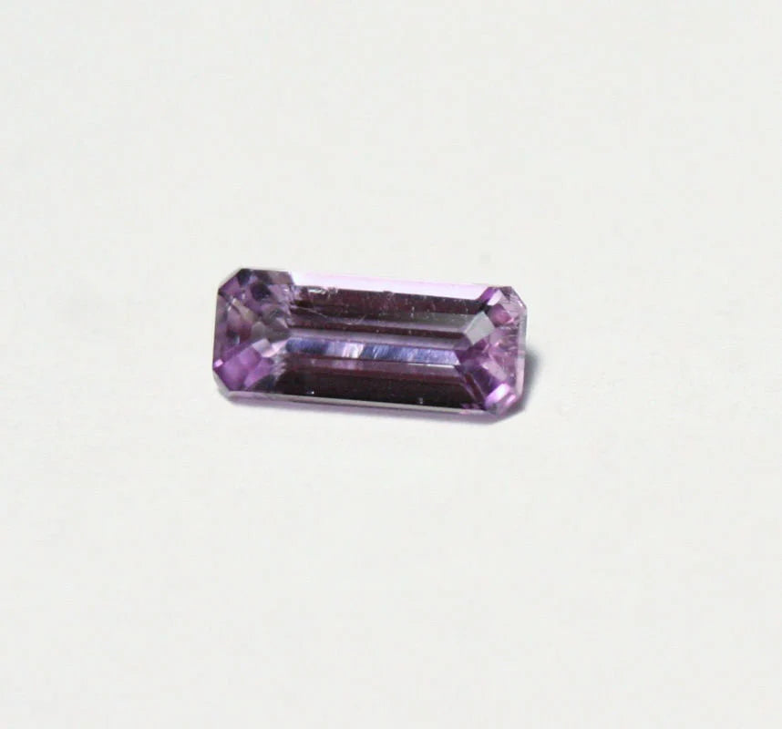 Afghani Diaspore 0.42ct Rare Pink Purple Diaspore New Find - Afghanistan 7x3mm