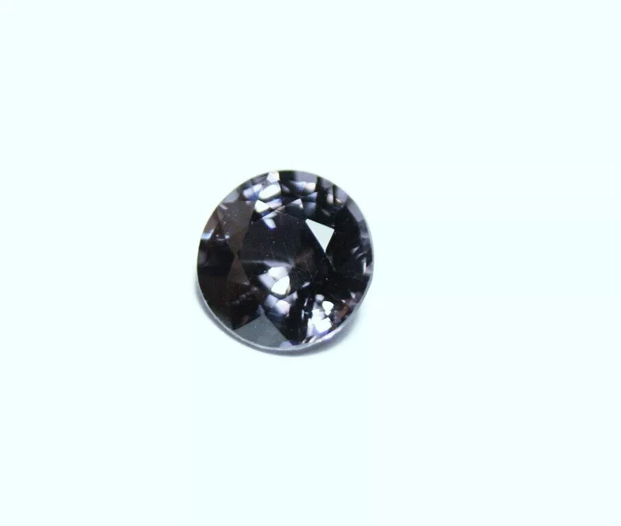 Mahenge Dark Indigo Spinel 1.47ct Unique Indigo Natural Spinel Round Cut Gem 7x7