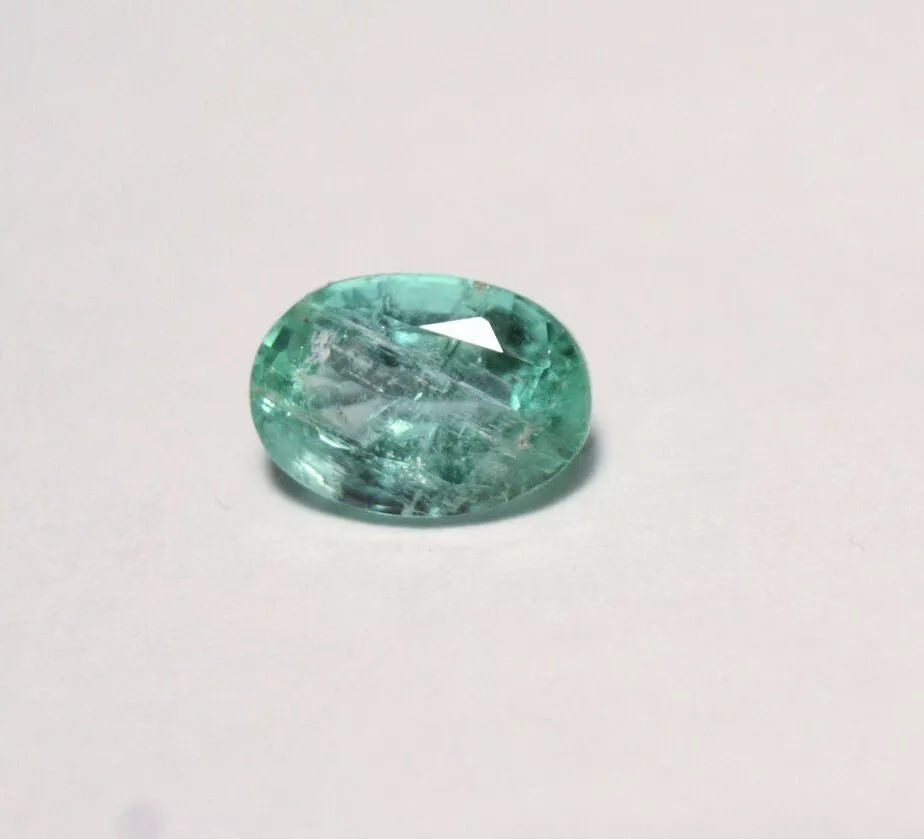 Panjshir Valley Emerald 1.28ct Rare Natural Emerald Cut Afghan Emerald 8x6mm