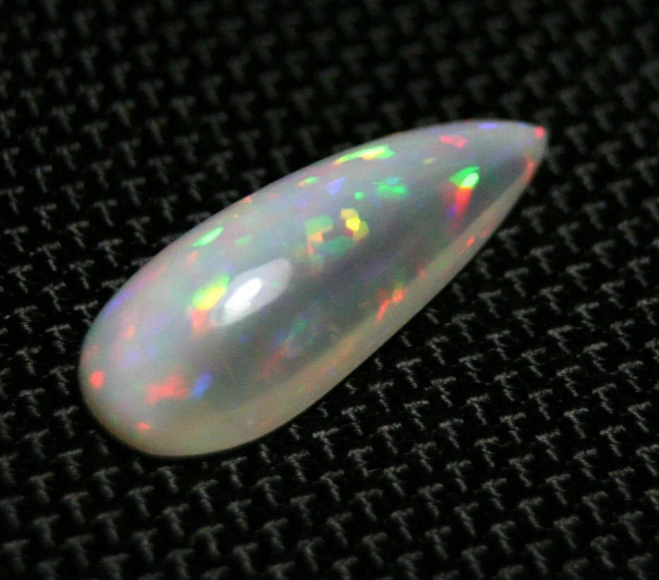 5.9ct Welo Precious Opal Cabochon Rare Split Body Natural Teardrop Opal Video 23x9mm