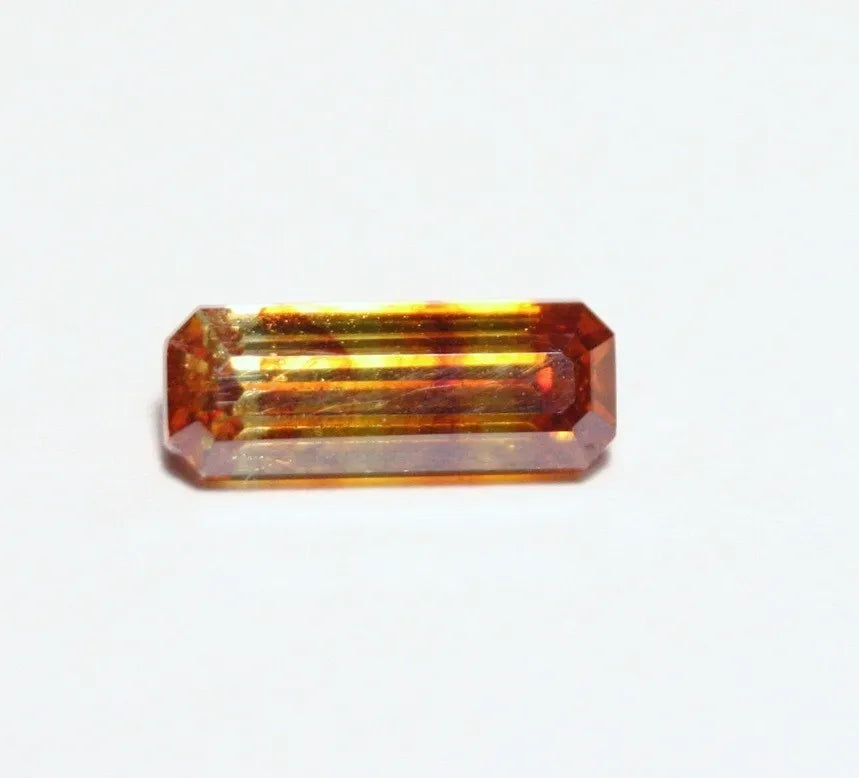 Sphalerite 1ct Vibrant Emerald Cut Gemstone Spain Natural Gem Sphalerite 9x3.8mm