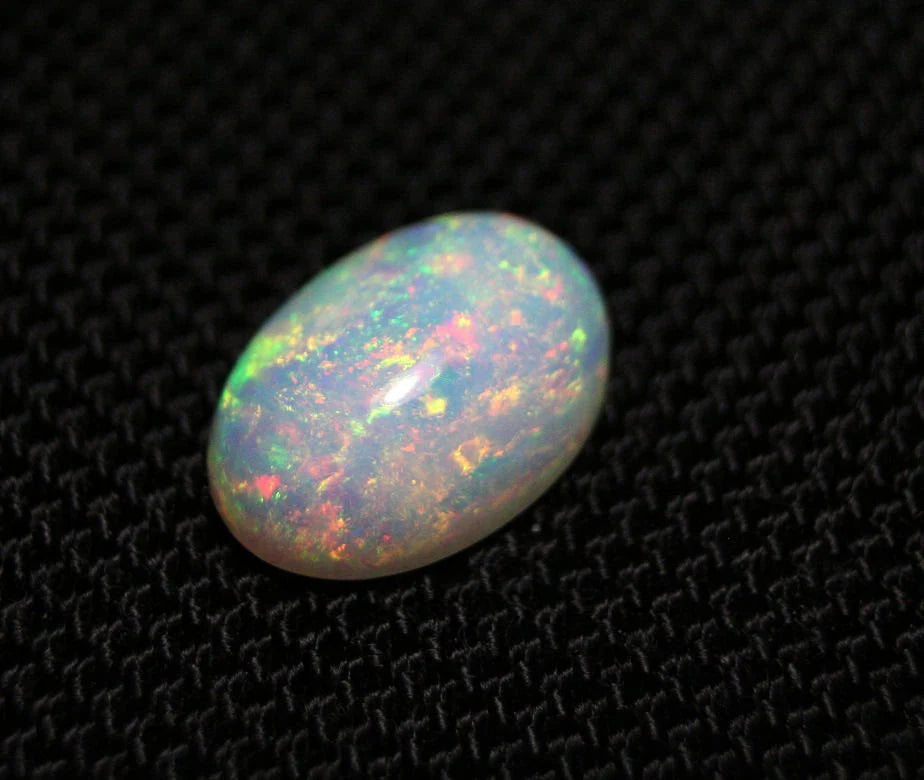 Welo Precious Opal Cabochon 4.8ct Rainbow Blaze AAA Rare Natural Opal See Video