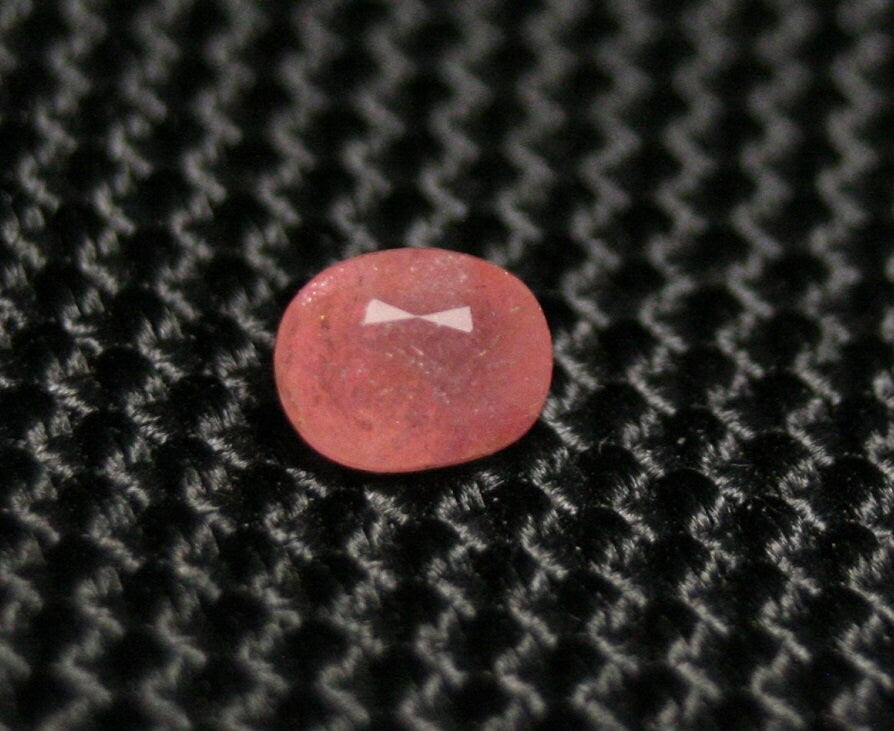 Pezzottaite 0.4ct Ultra Rare Neon Raspberry Beryl Madagascar 5x4mm