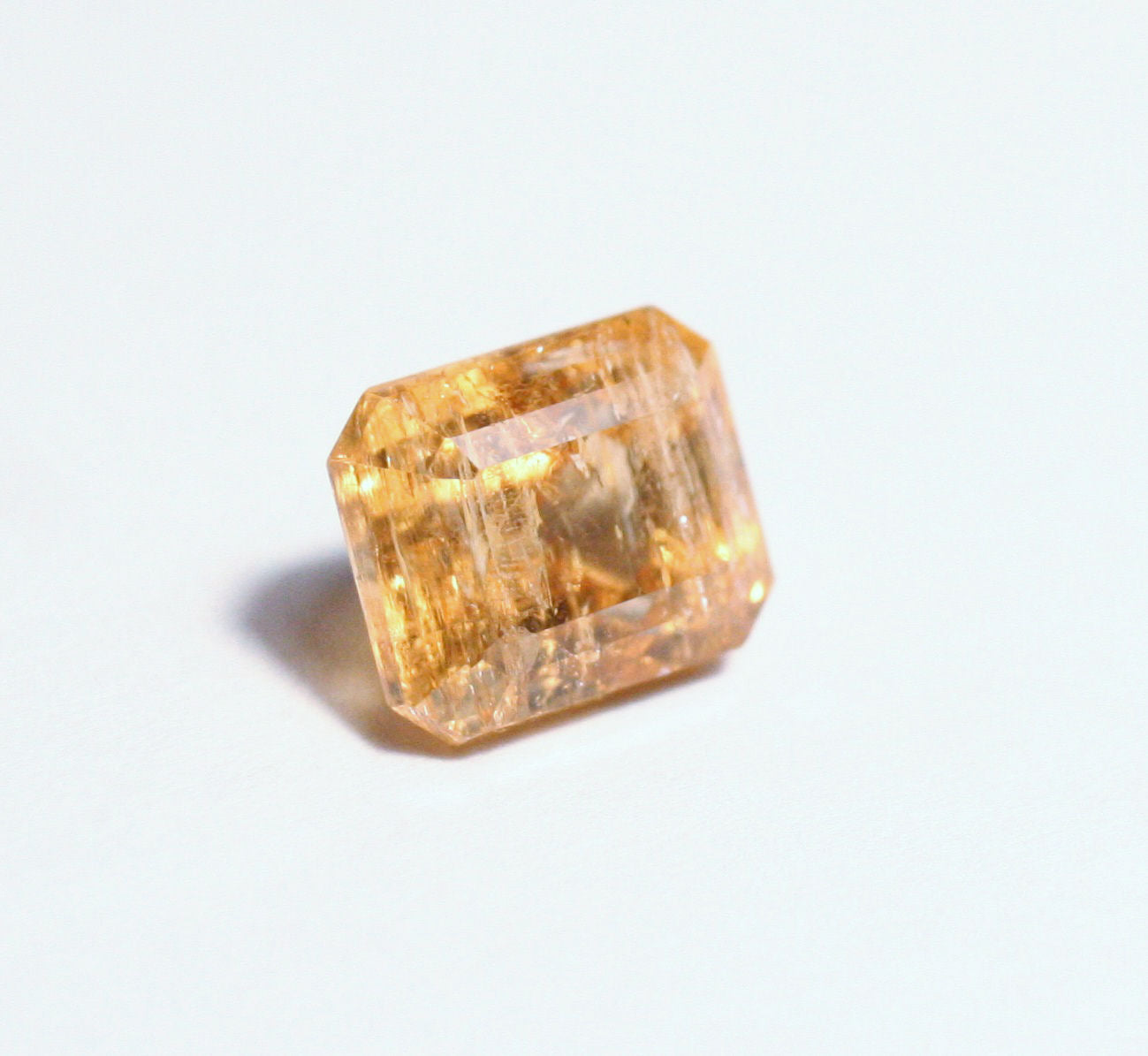 Imperial Topaz 4.6ct Ouro Preto, Brazil, Natural Untreated Rare Orange Topaz 9x8mm