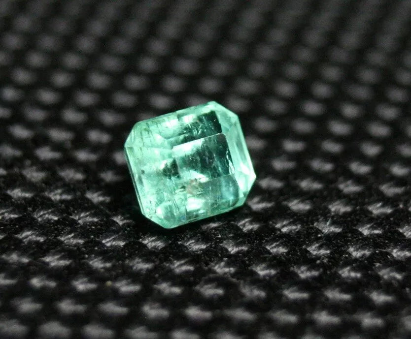 Panjshir Valley Emerald 0.68ct Rare Natural Emerald Cut Afghan Emerald 5x4mm