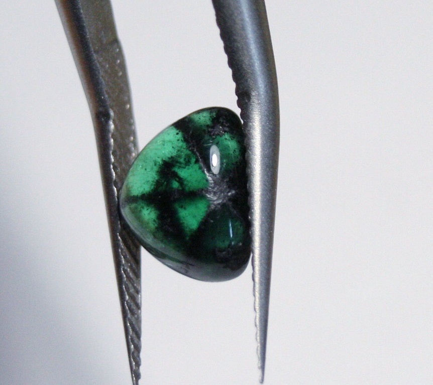 Trapiche Emerald 1.28ct Stunning Rare Natural Emerald - 8x6mm Muzo Columbia