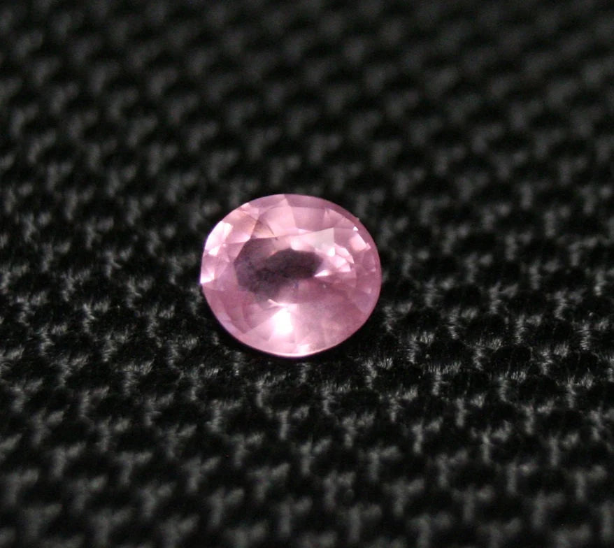 Mahenge Silky Pink Spinel 0.59ct Rare Fluorescent Oval Cut Gem 5x4.8mm Tanzania