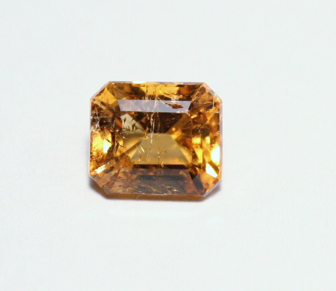 Imperial Topaz 3.1ct Ouro Preto, Brazil, Natural Untreated Rare AAA Topaz 8x7mm