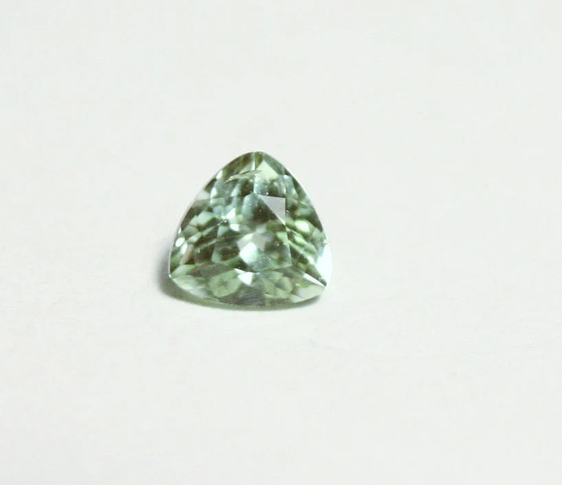 Rare Kornerupine 0.35ct AAA Rare Natural Prismatine Fine Faceted Gem Tanzania, Mint Green 4x4mm