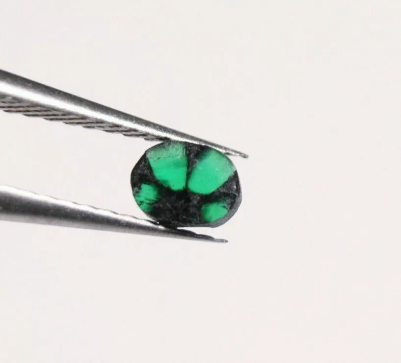 Colombian Trapiche Emerald 0.21ct Stunning Rare Natural Emerald Formation 4x3.5mm