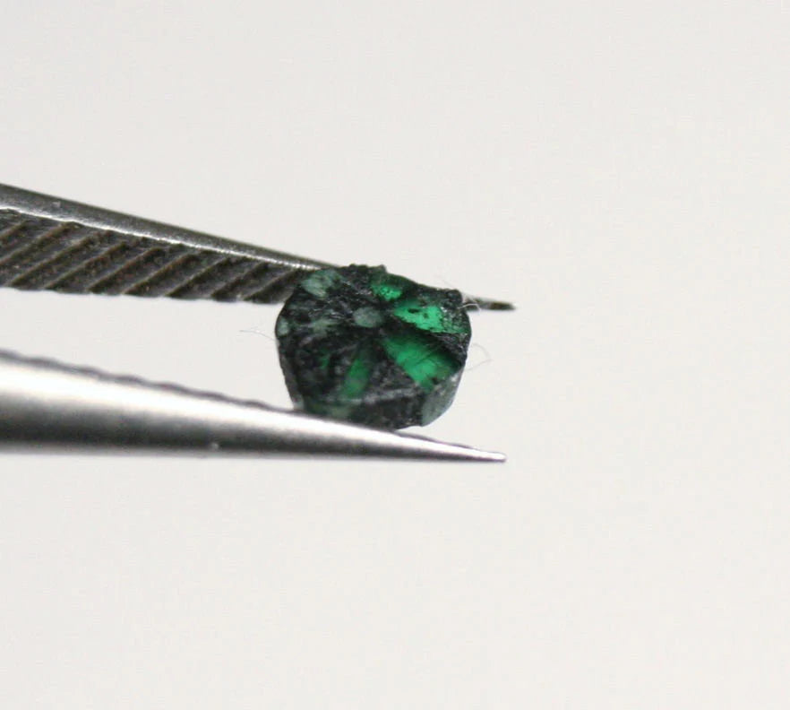 Colombian Trapiche Emerald 0.18ct Stunning Rare Natural Emerald - 4x3.5mm