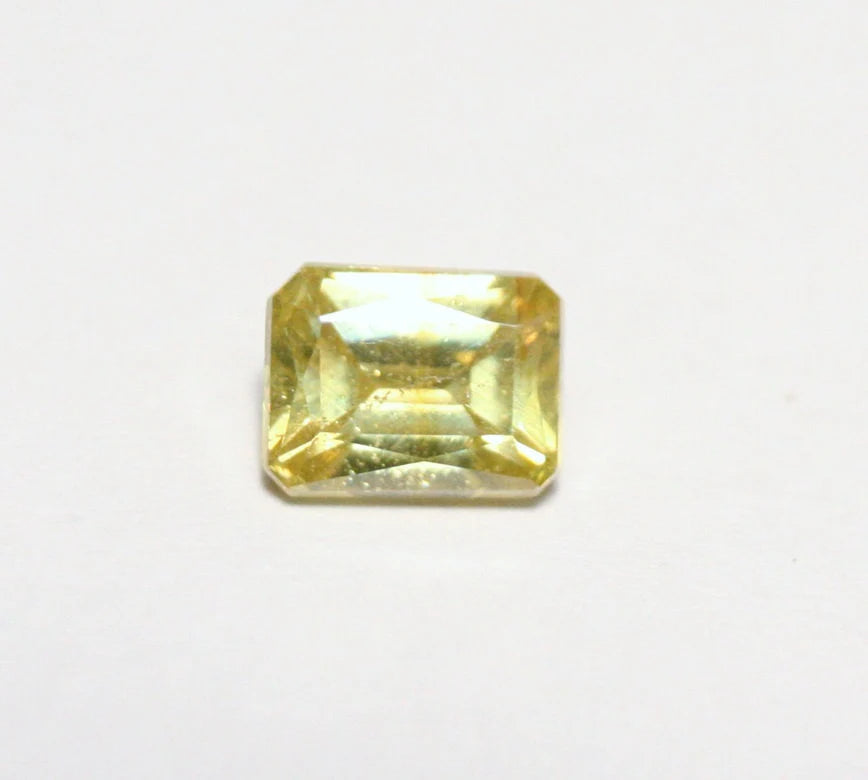 Sphalerite 0.96ct Vibrant Emerald Cut Natural Gem Sphalerite Spain 6x5mm AAA