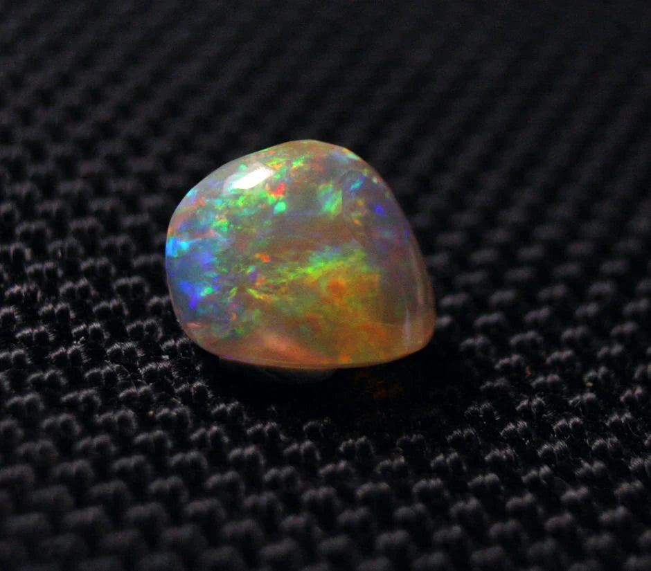 Rare Mexican Contraluz Precious Opal 1.67ct Stunning Rutile Water Opal 10x8mm Video