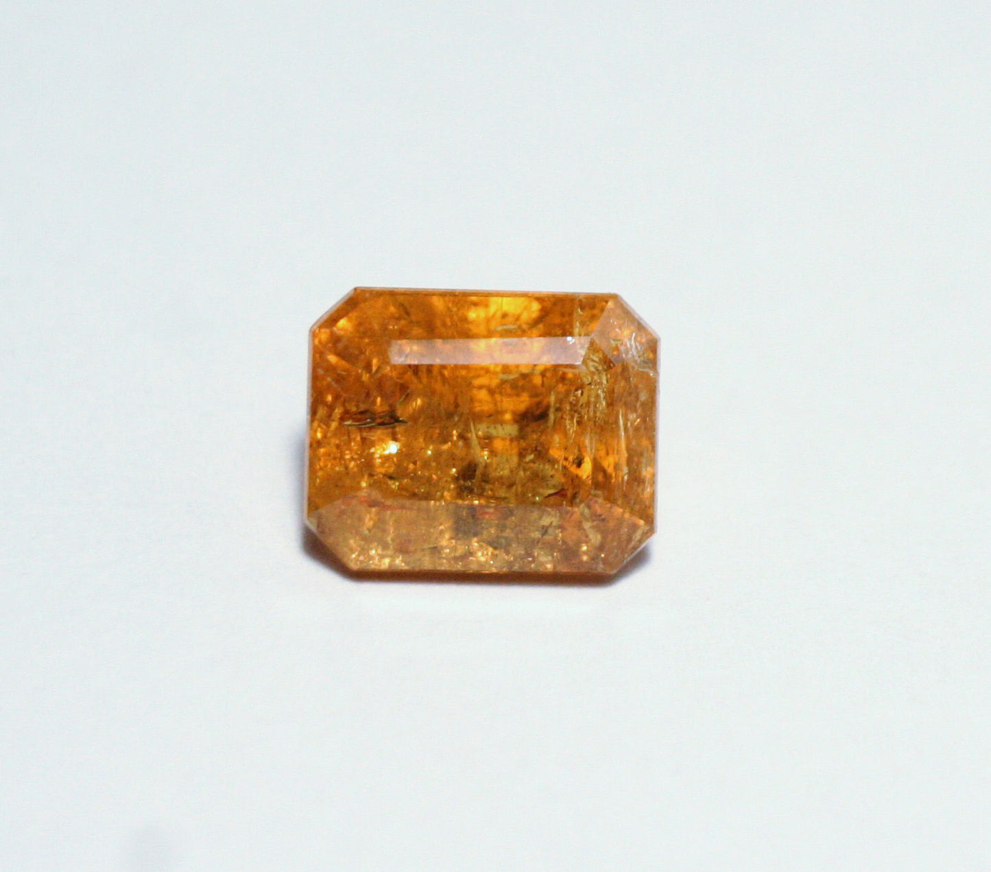 Imperial Topaz 8ct Ouro Preto, Brazil, Natural Untreated Rare Orange Topaz 12x9mm