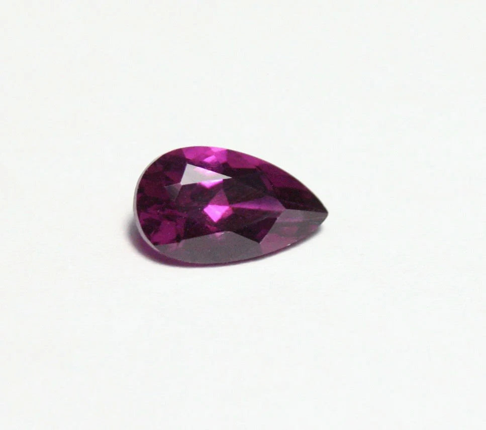 Mozambique Grape Garnet 1ct Top Purple Garnet Scintillating Pear Cut 8x5mm