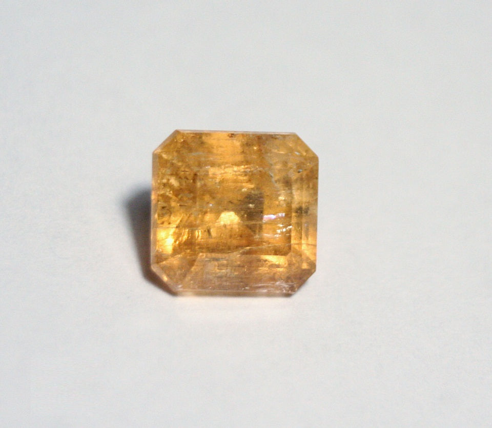 Imperial Topaz 6.4ct Ouro Preto, Brazil, Natural Untreated Rare Orange Topaz 10x9.5mm