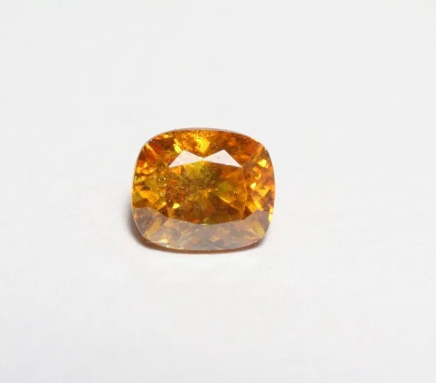 Sphalerite 0.93ct Vibrant Cushion Cut Gemstone Spain Natural Gem Sphalerite 6x5mm