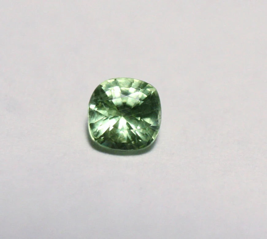 Merelani Mint Grossular Garnet 0.44ct Rare Faceted Garnet Fluorescent Gem 4x4mm