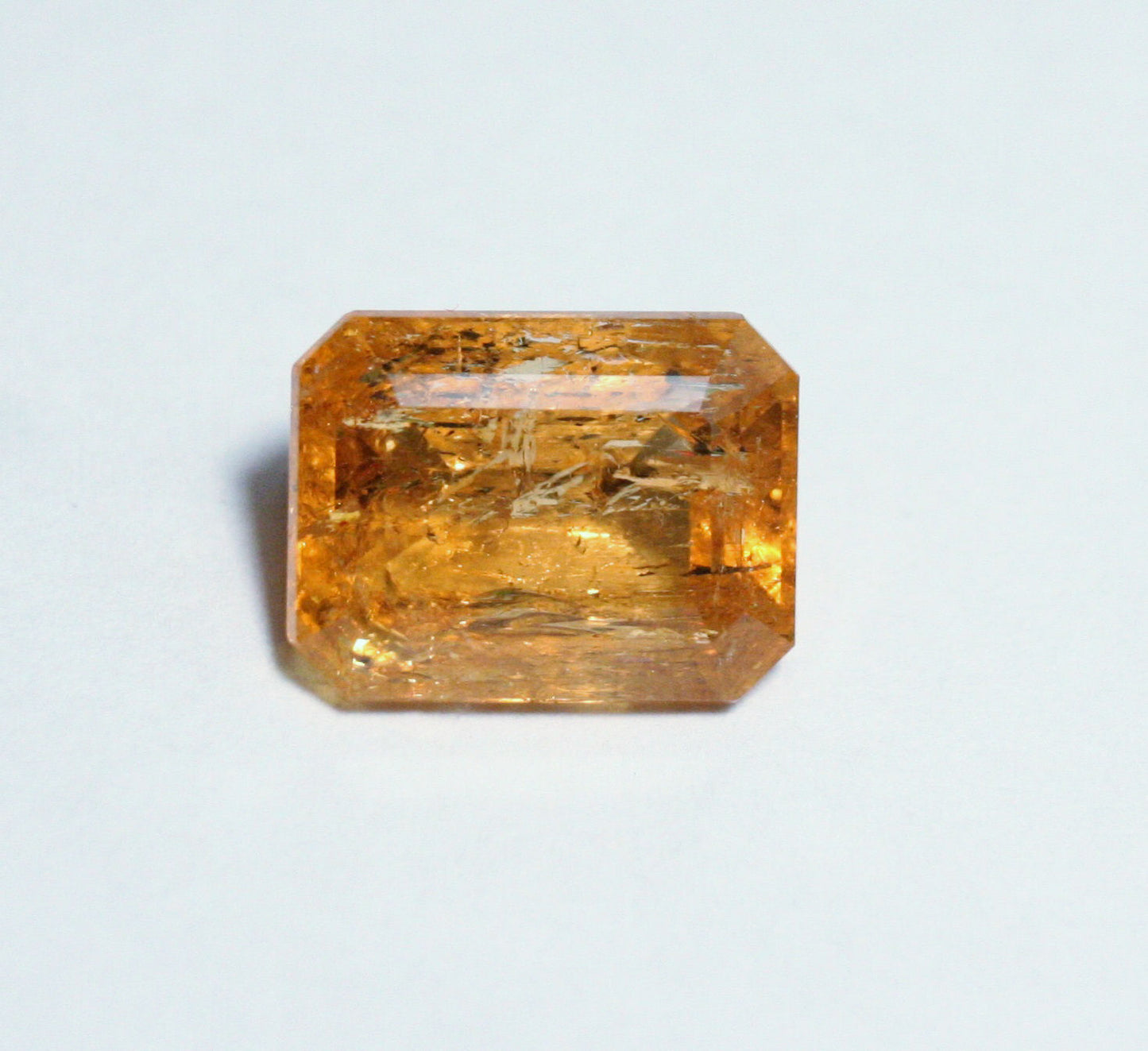 Imperial Topaz 8.8ct Ouro Preto, Brazil, Natural Untreated Rare AAA Topaz 13x10mm