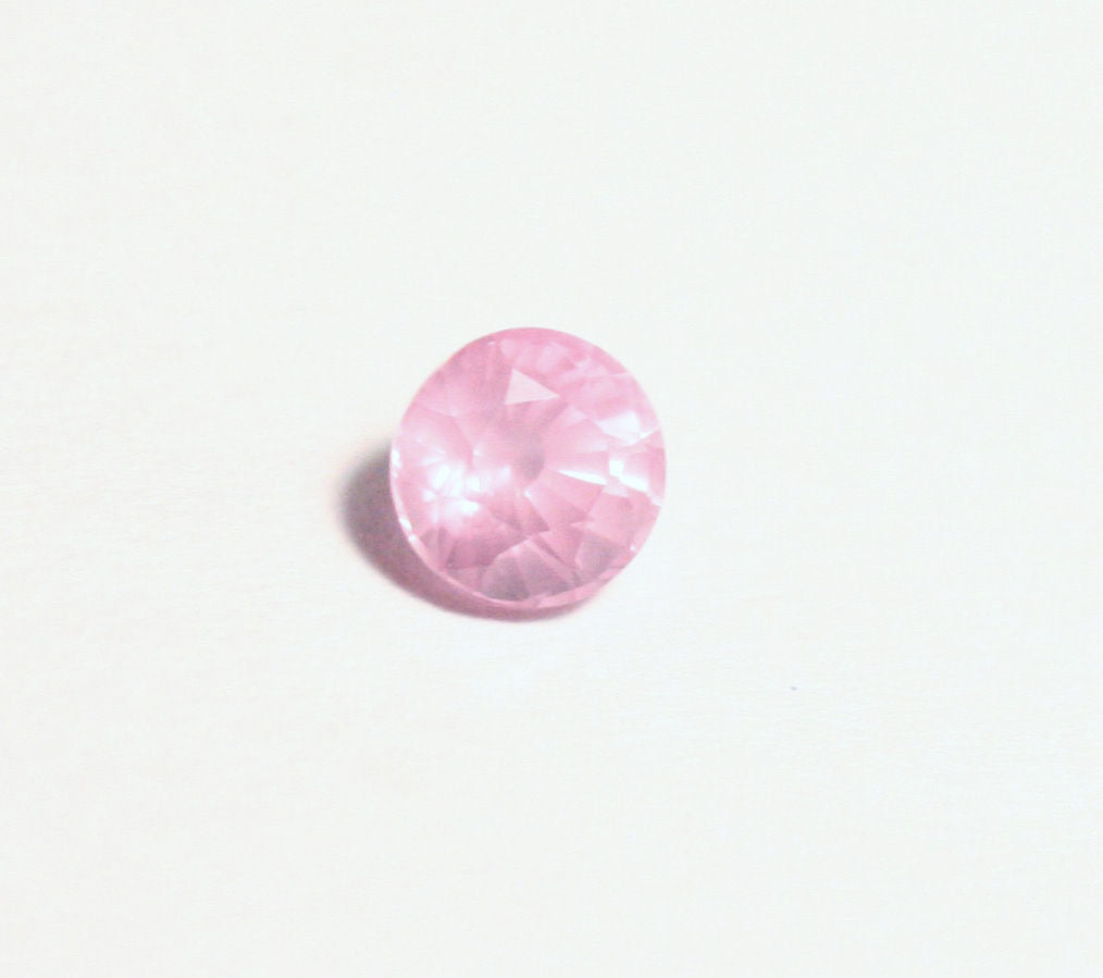 Mahenge Pink Spinel 0.41ct Rare Fluorescent Round Cut Gem 4x4mm Tanzania