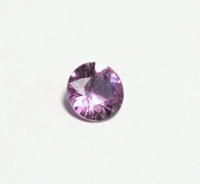 Umba Sapphire Magenta Purple Pink 0.51ct Untreated Round Sapphire Tanzania 5x5mm