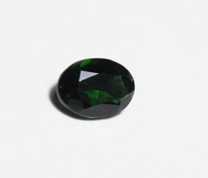 Genuine Rare Chrome Tourmaline 0.75ct Congo Chrome Tourmaline Oval Cut 7x5mm