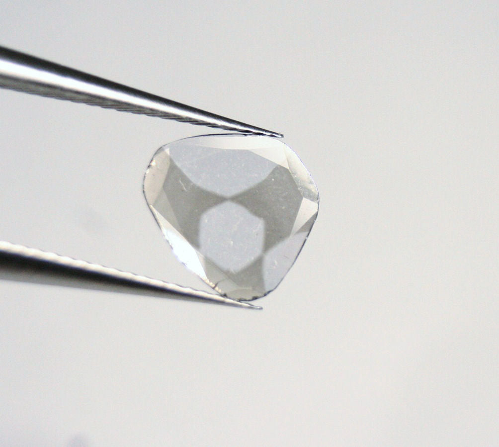 Trapiche Diamond Slice 0.37ct Natural Diamond Zimbabwe 10x8mm