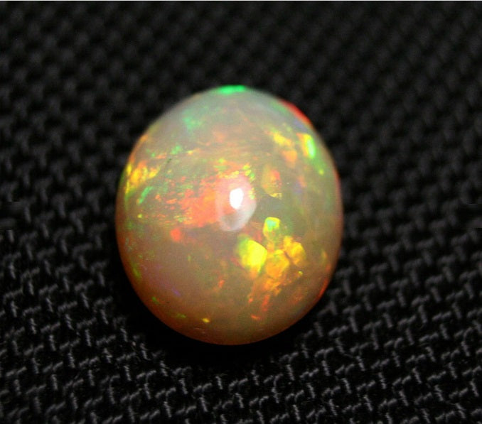 Welo Honey Opal Cabochon 8.2ct Rainbow Blaze AAA Natural Opal See Video 16x12mm