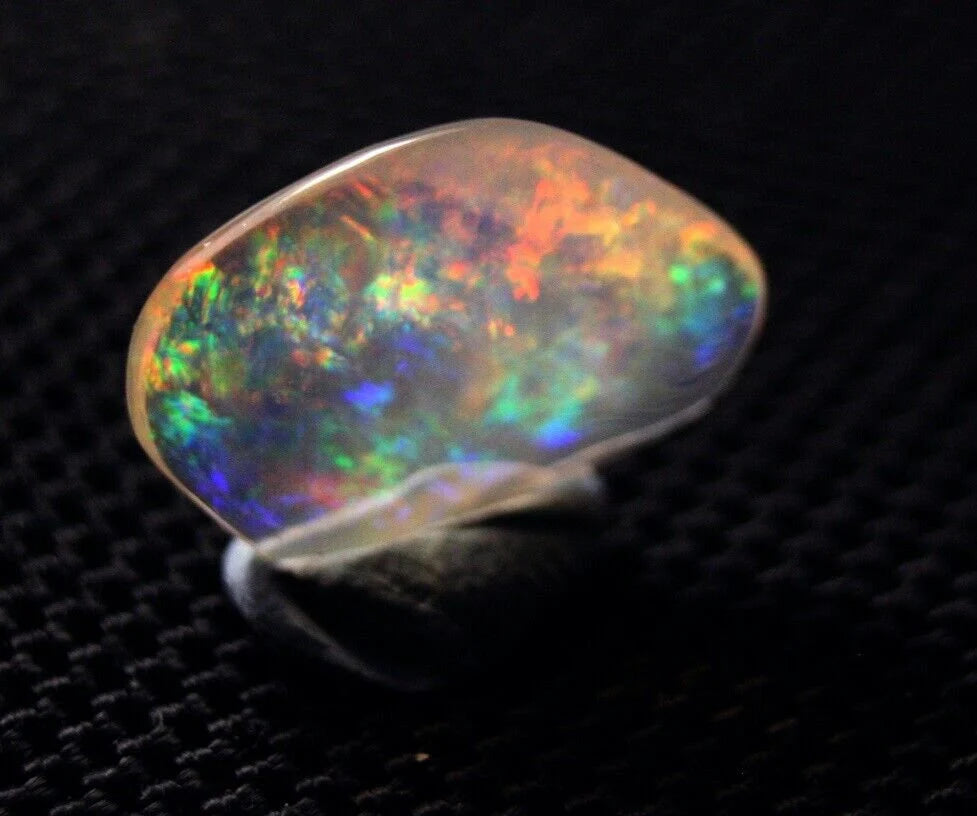 Rare Mexican Contraluz Precious Opal 4ct Stunning Rutile Water Opal See Video