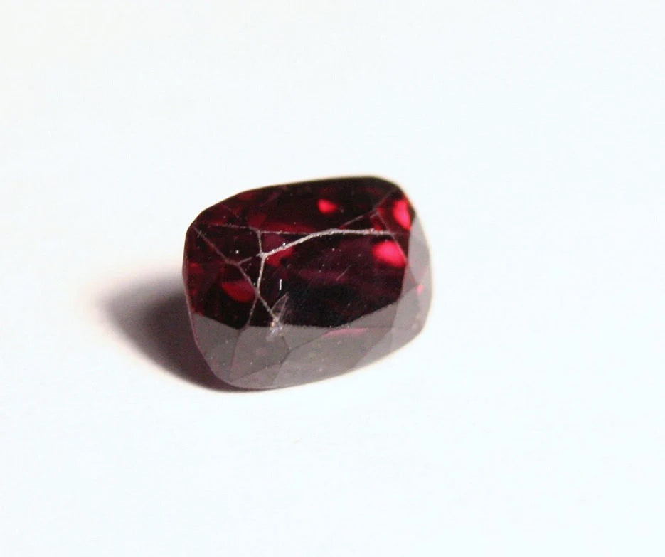 Burmese Antique Noble Red Spinel 1.73ct Beautiful Rare Cushion Cut Gem 7x5mm