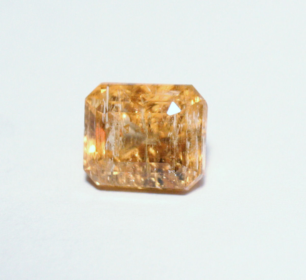 Imperial Topaz 4.6ct Ouro Preto, Brazil, Natural Untreated Rare Orange Topaz 9x8mm