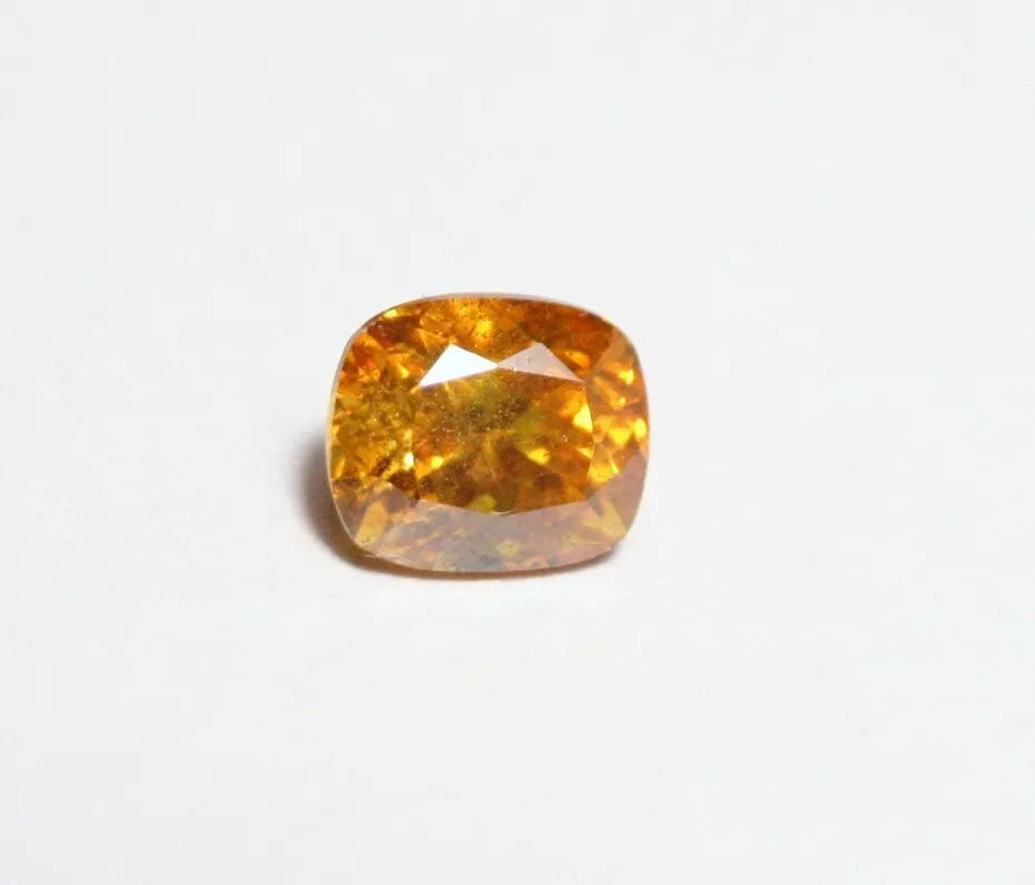 Sphalerite 0.93ct Vibrant Cushion Cut Gemstone Spain Natural Gem Sphalerite 6x5mm