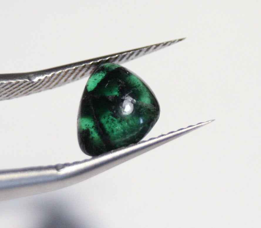 Trapiche Emerald 1.28ct Stunning Rare Natural Emerald - 8x6mm Muzo Columbia