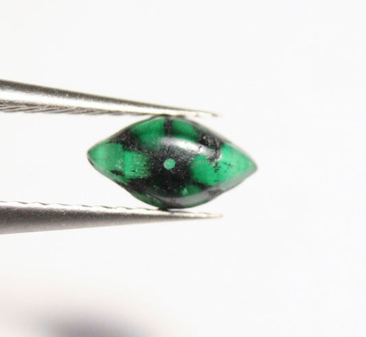 Colombian Trapiche Emerald 0.32ct Stunning Rare Natural Emerald Formation 6.5x3.5mm